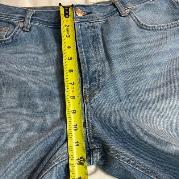 We The Free by Free People Womens Size 31 Maggie Straight Leg Mid Rise Jeans - Picture 10 of 11